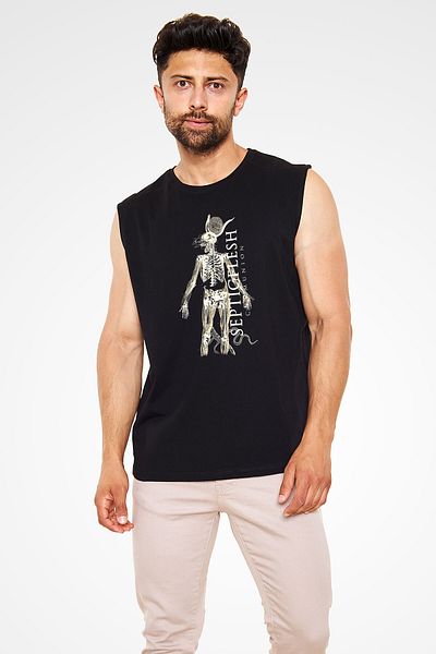 tf tişörtfabrikası Septicflesh Unisex Μαύρο Αμάνικο T-Shirt