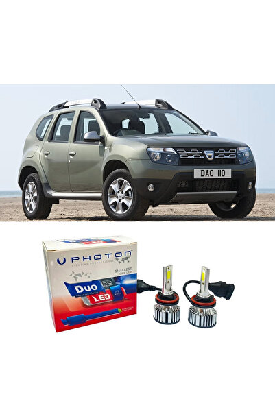Photon Dacia Duster 1 Led Xenon Kısa Far Ampulü H7 Duo Yeni Seri Beyaz 2010-2018