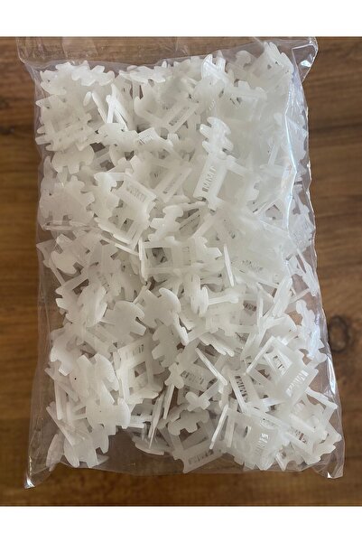 Irmak Plastik Seviye tespit klipsi 1mm (400 adet) ve Takoz takım (200 adet)