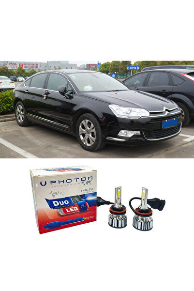 Photon Citroen C5 Uyumlu Led Xenon Sis Far Ampulü H11 Duo Yeni Seri Beyaz