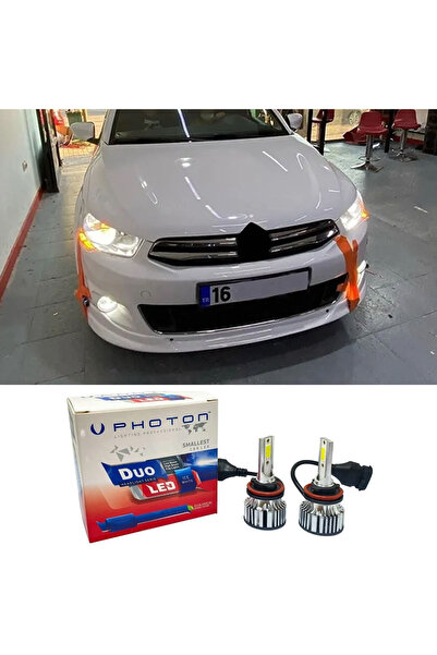 Photon Citroen C Elysee Led Xenon Kısa Far Ampulü H7 Duo Yeni Seri Beyaz 2012...