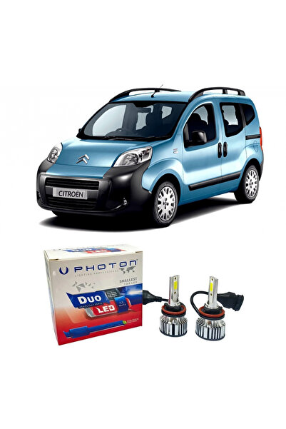 Photon Citroen Nemo Led Xenon Sis Far Ampulü H1 Duo Yeni Seri Beyaz 2007+