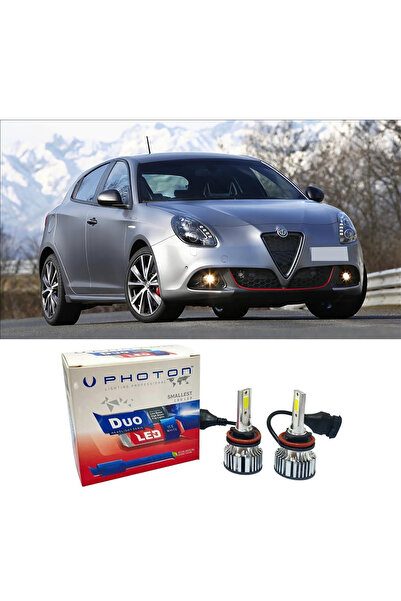Photon Alfa Romeo Giulietta Led Xenon Sis Farı Ampulü H3 Duo Yeni Seri Beyaz