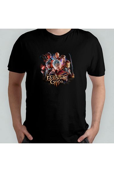 Pixxa Μπλουζάκι Baldur's Gate 3 Crew Neck 100% βαμβακερό - 1