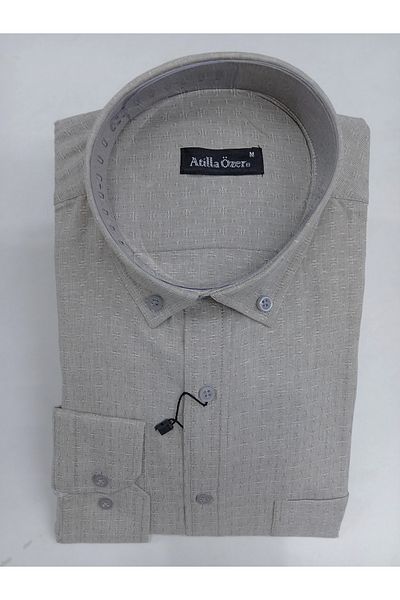 ATİLLA ÖZER Μακρυμάνικο Relaxed Fit Classic Loose - Μονή τσέπη