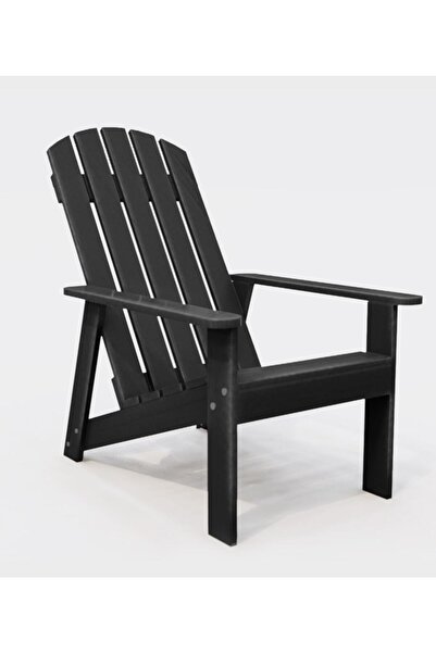 Genel Markalar Modern Ahşap Oval Adirondack Balkon, Bahçe Koltuğu