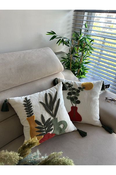en gözde home 2 Punch Embroidered Kilift
