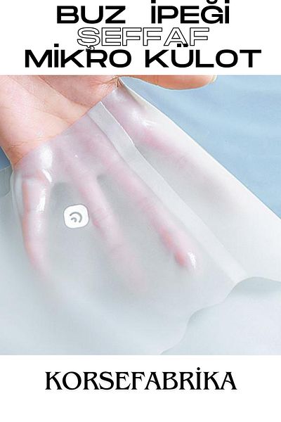 KORSEFABRİKA 2 Πακέτα Micro Sheer Seamless Ultrathin Ice Silk - Κοπή με λέιζερ, αναπνεύσιμο