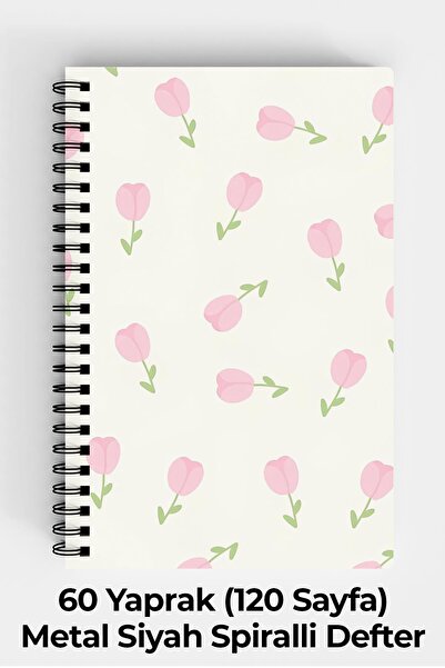 Anime Marketi لطيف زهرة تحت عنوان A5 دوامة الغلاف الصلب دفتر 120 ورقة