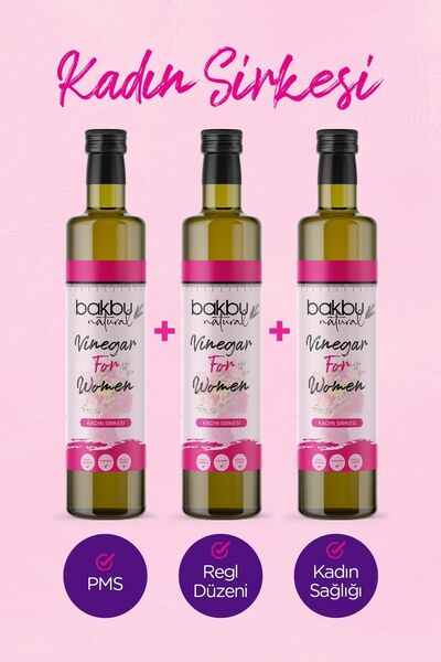 bakbu natural Kadın sirkesi (Hayıt tohumu-Aslan pençesi -Civan perçemi ) Kadı...