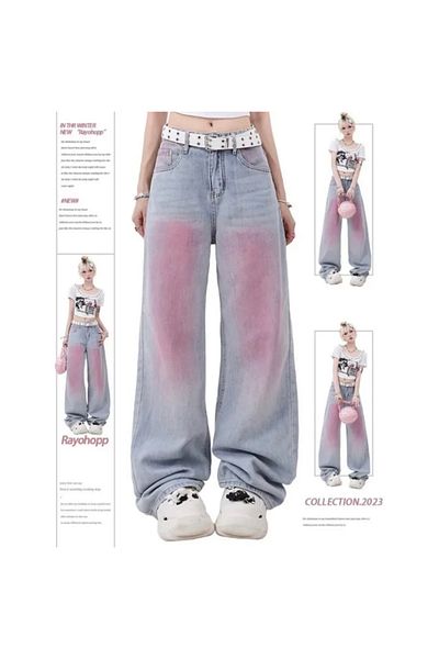 DEEFWEAR Y2K Unisex φαρδύ τζιν παντελόνι