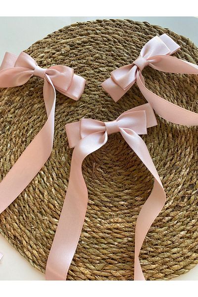 öyküsh collection Powder Satin Ribbon Buckle Maternity Buckle Newborn Buckle