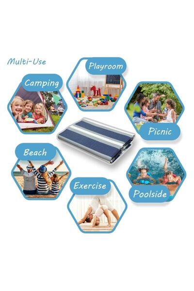 CRAFT HOME KARAVAN KAMP PİKNİK HASIRI TENTE ZEMİN HALISI 270X400
