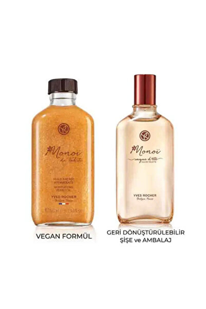 Yves Rocher Monoi Işıltı Veren Saç ve Vücut Yağı + Monoi EDT 100 ml