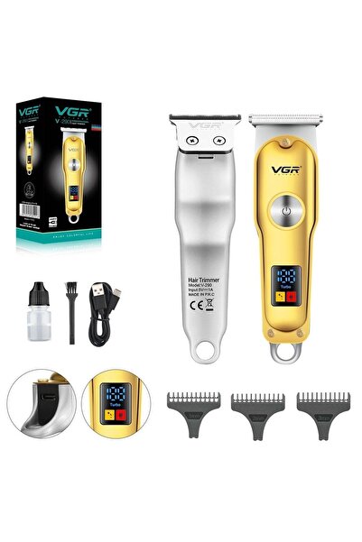 VGR Saç Sakal Tıraş Makinesi Mini Şarjlı Metal Profesyonel V-290