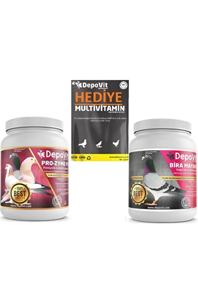 DEPOVİT 2'Lİ DESTEK SETİ (HEDİYELİ ÜRÜN) DEPOVİT BİRA MAYASI+DEPOVİT PROZYME F5 PROBİYOTİK VE MULTİENZİMLER