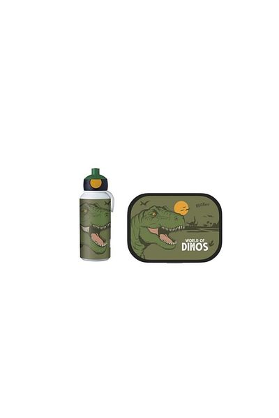 Mepal Dino - Campus Lunch Set: Drink Bottle and Dinner Box (Pop-Up)