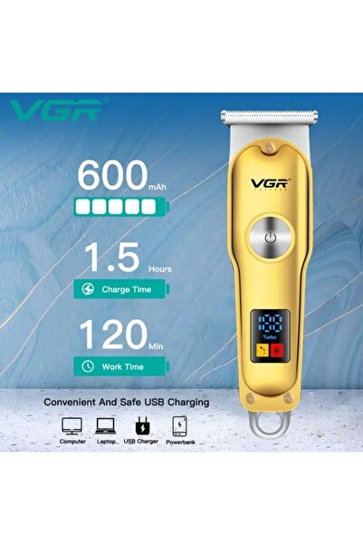 VGR V-290 Digital Ekran Saç Sakal Kesme Makinesi