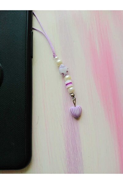 nasclaycollection Fimo Charm Phone Decoration Fish Purple Color Mini