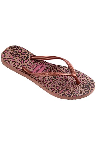 Havaianas Leopard Patterned Slim Animals Flip Flops