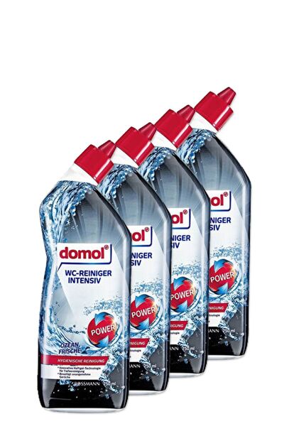 DOMOL Tuvalet Temizleyici Jel, Ekstra Güçlü Okyanus Kokulu, Yoğun Kıvam 750 m...