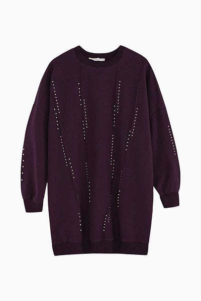 Puane Stripe Stone Embroidered Two Thread Tunic