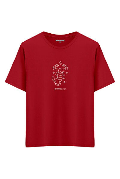 Mounte Bianca A Krep Oversize kroj T-shirt