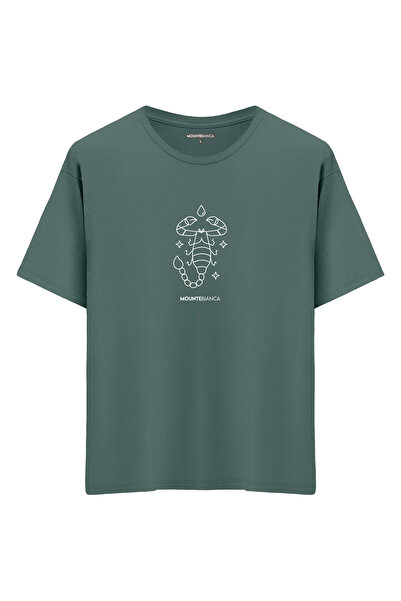 Mounte Bianca A Krep Oversize kroj T-shirt