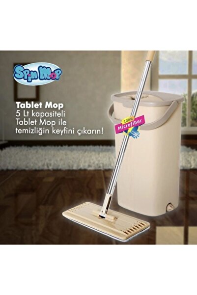 Spin Mop Tablet Mop Dikdörtgen Yeni Temizlik Seti