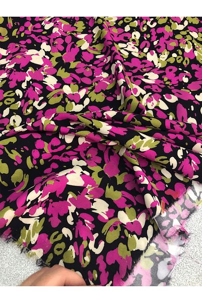 turkanlarhome 1 Meter 80 CM Viscose Crested Double Top Cotton Pieces - Dress/Skirt/Kimono/Pareo/Pants