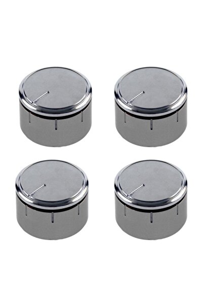 KGPart Inox - Fırın Düğme Takımı Uzun Adaptör 4 Adet
