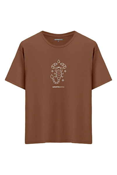 Mounte Bianca A Krep Oversize kroj T-shirt