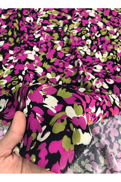 turkanlarhome 1 Meter 80 CM Viscose Crested Double Top Cotton Pieces - Dress/Skirt/Kimono/Pareo/Pants