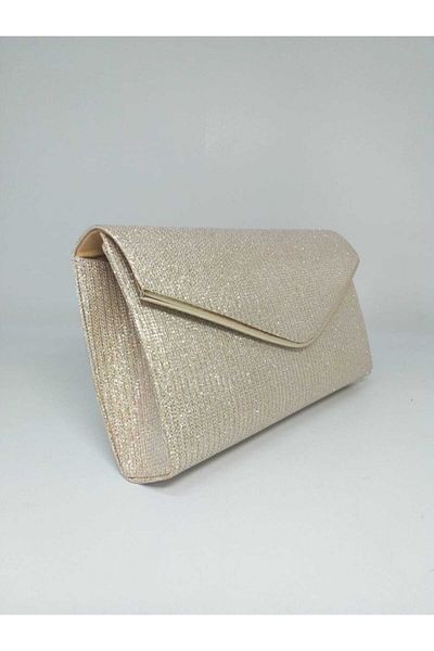 dizaynbag Γυναικεία χρυσή ασημί βραδινή τσάντα