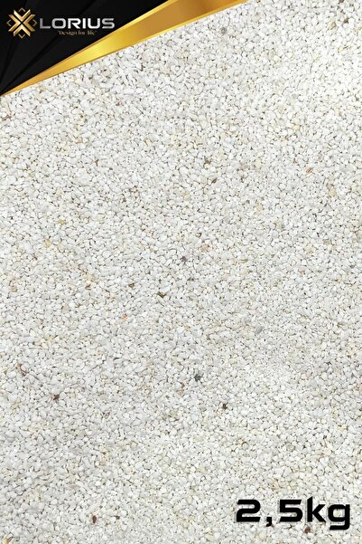 LORIUS 2,5kg Beyaz 1.5-3mm Boyutunda Dolamit Akvaryum Kumu