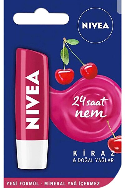 NIVEA Lip Stick Strawberry - Çilek 4,8 gr
