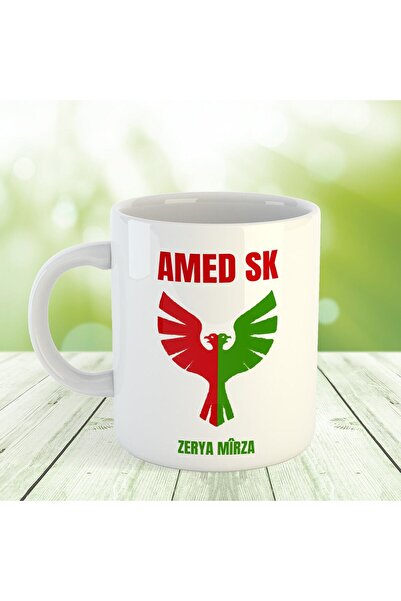 ZERYA Isme Özel Amedspor Taraftar Porselen Kupa - Amed spor kupası (MİRZA KİT...