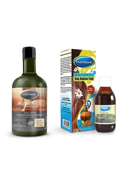 Mecitefendi Argan Shampoo and Hair Care Oil - 400 ml (1 Piece)