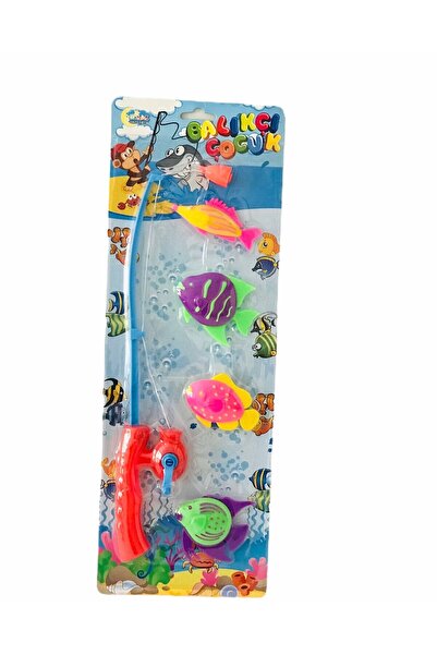 HİLAL PLASTİK Mıknatıslı Olta Balık Oyuncak Seti