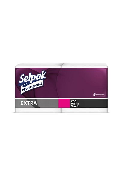 Selpak Professional Selpak Professional Extra Napkin - 200 Pcs, 30x30 Cm