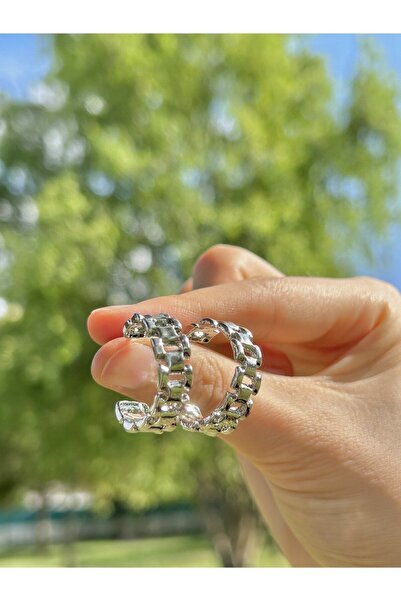 MRK Zincir Model Halka Kadın Küpe