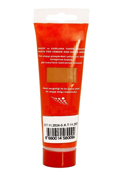 Badem10 Ahşap Mobilya Tamir Dolgusu Macunu (KOYU CEVİZ 200 GR) Hazır Tüp Macun