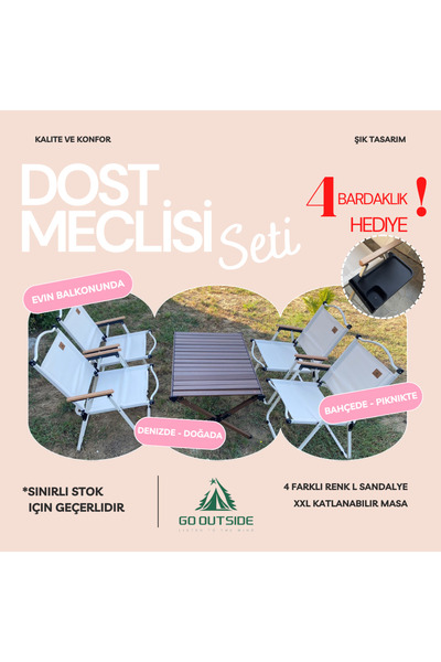 Go Outside Club Dost Meclisi Seti