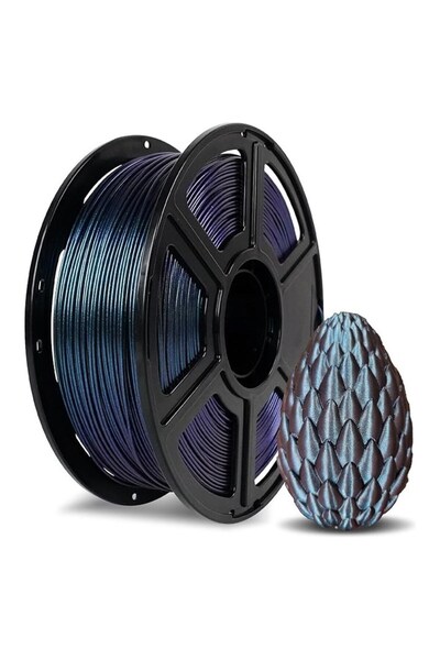 FlashForge Hs Pla /pla 1.75MM Çok Renkli Yanmış Titanyum 1000G Filament