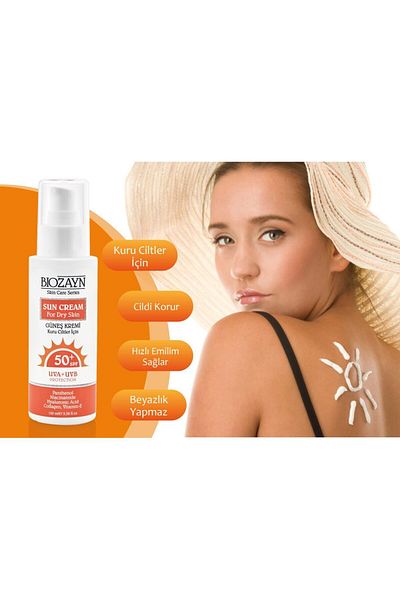 Biozayn 50+spf High Protection Sun Cream - Dry Skin Type