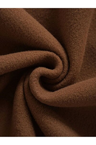CROFT (3 IPLİK) Kadın Kahverengi Bisiklet Yaka Oversize Sweatshirt