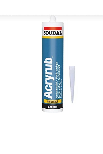 CAMSANTEMPER SOUDAL | Silikonize Mastik Acryrub Siyah 500gr