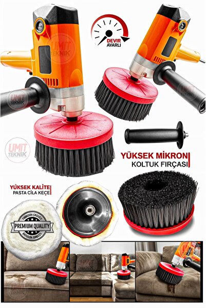 PROXTECH Üstün Kalite Dikey Genel Koltuk  Fırçalama  Düz Fırçalama Seti, Past...