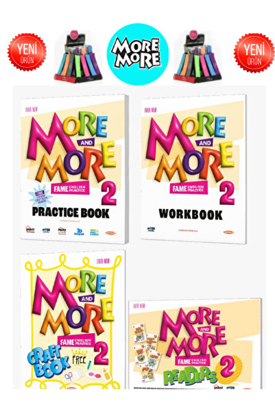 Fenomen Yayıncılık Güncel More And More 2.sınıf (PRACTİCE WORKBOOK HİKAYE CRA...