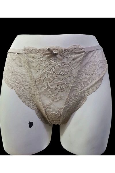 Vanilya Secret Chiloți din dantelă Vanilya Secret - Culoare Piatră